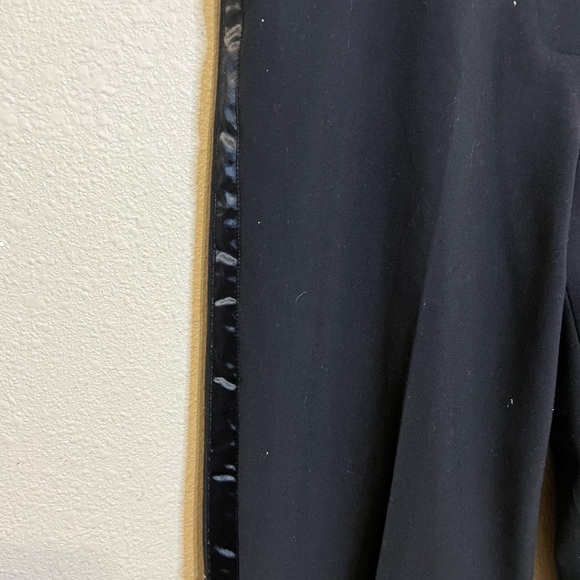 Women’s Ruby Rd. Black Tuxedo Pants with Satin Side Strip. Size 10 - Picture 3 of 5